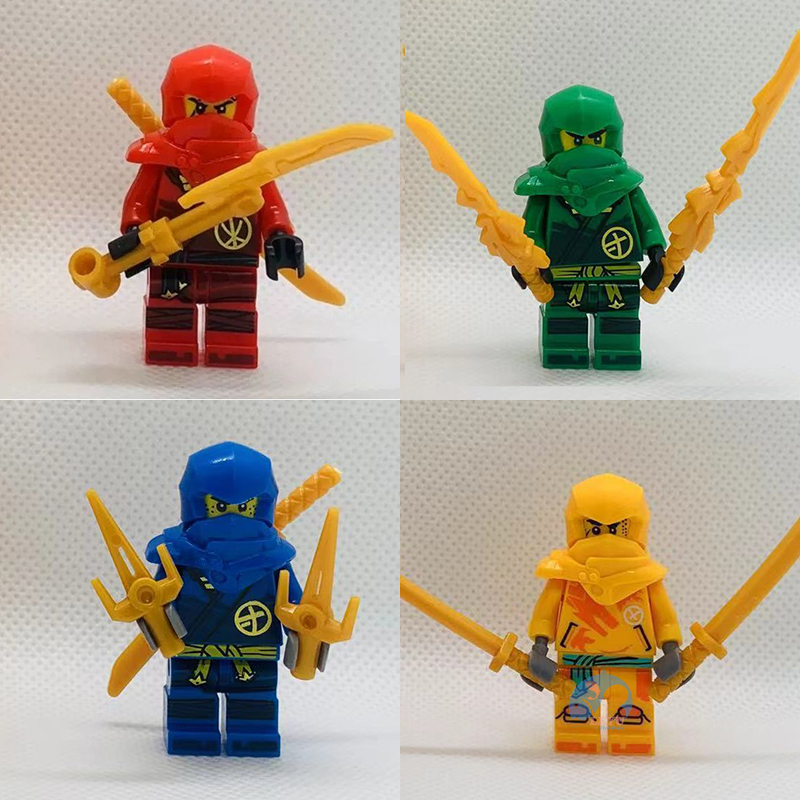 Mô Hình Đồ Chơi Xây Dựng ninjago 8 Trong 1 Có Hộp Trưng Bày Giáo Dục Trẻ Em