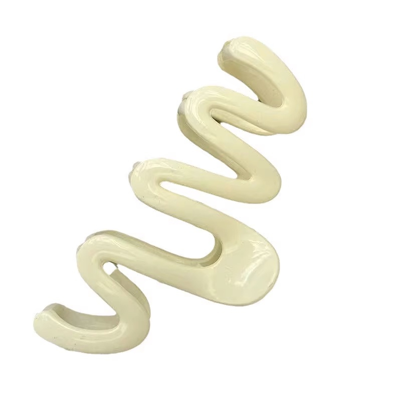Kẹp Lượn Sóng Bằng acrylic Màu Sắc Cho Nữ