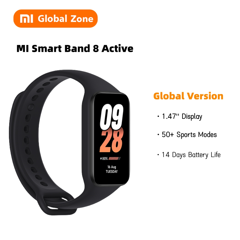 Vòng Đeo Tay Thông Minh xiaomi 8 active Màn Hình 1.47 "5atm Chống Thấm Nước 50 Chế Độ