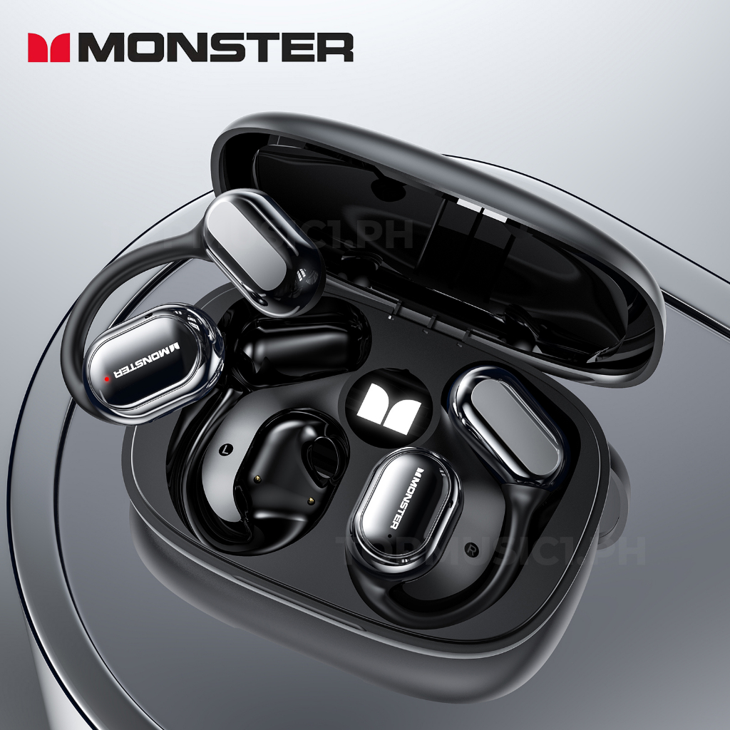 Monster Open Free AC100 Tai Nghe Bluetooth 5.3 Không Dây thể thao điều khiển cảm ứng hifi không thấm nước với micrô