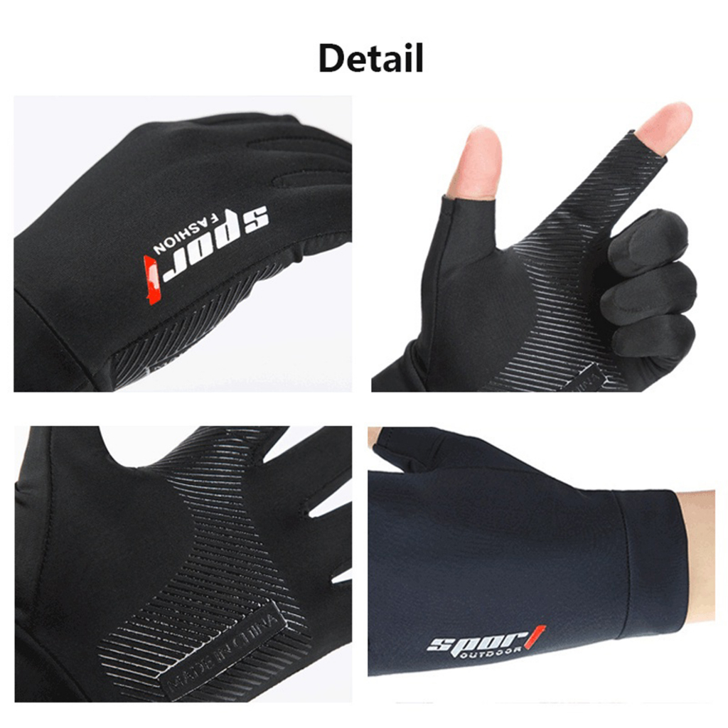 Găng Tay Lái Xe Chống Trượt Thoáng Khí Có Thể Chạm Màn Hình Cảm Ứng