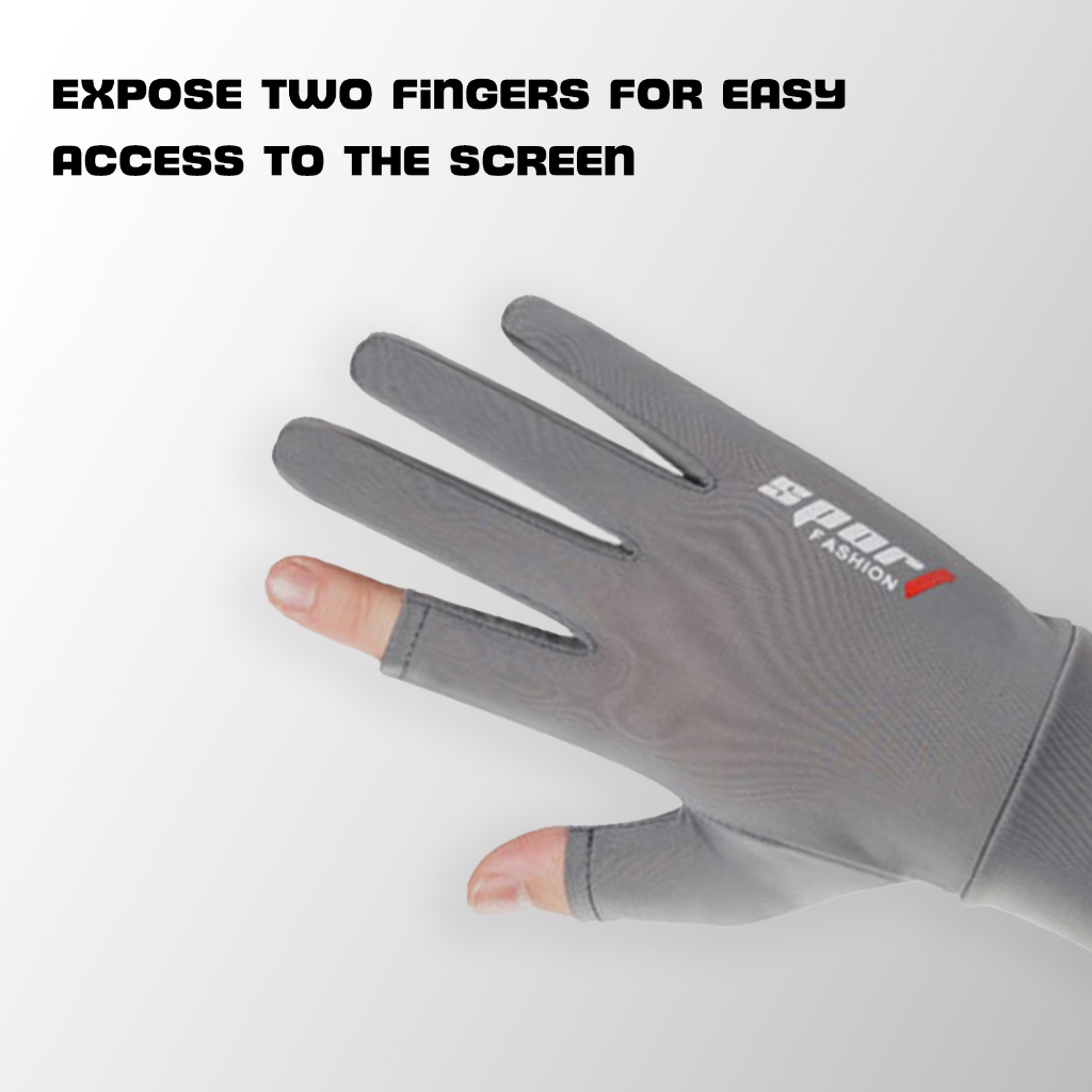 Găng Tay Lái Xe Chống Trượt Thoáng Khí Có Thể Chạm Màn Hình Cảm Ứng
