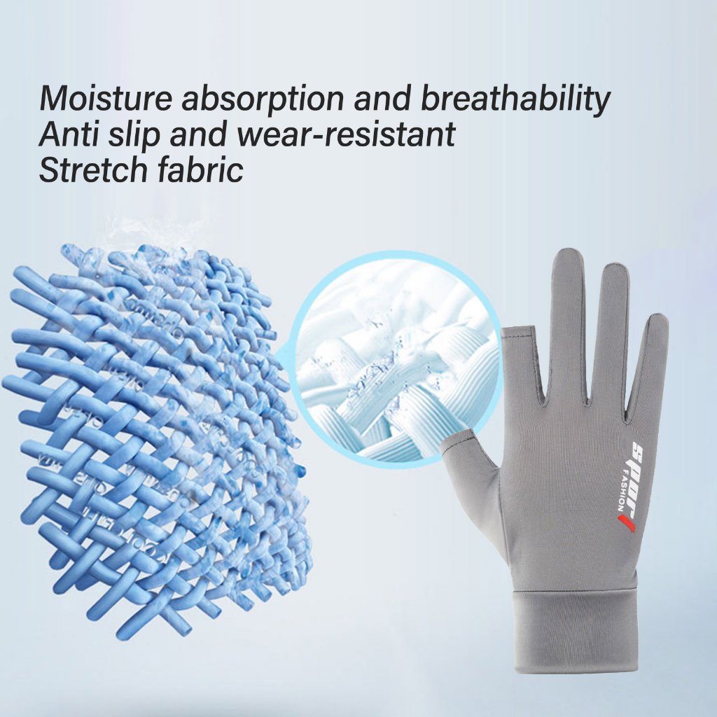 Găng Tay Lái Xe Chống Trượt Thoáng Khí Có Thể Chạm Màn Hình Cảm Ứng