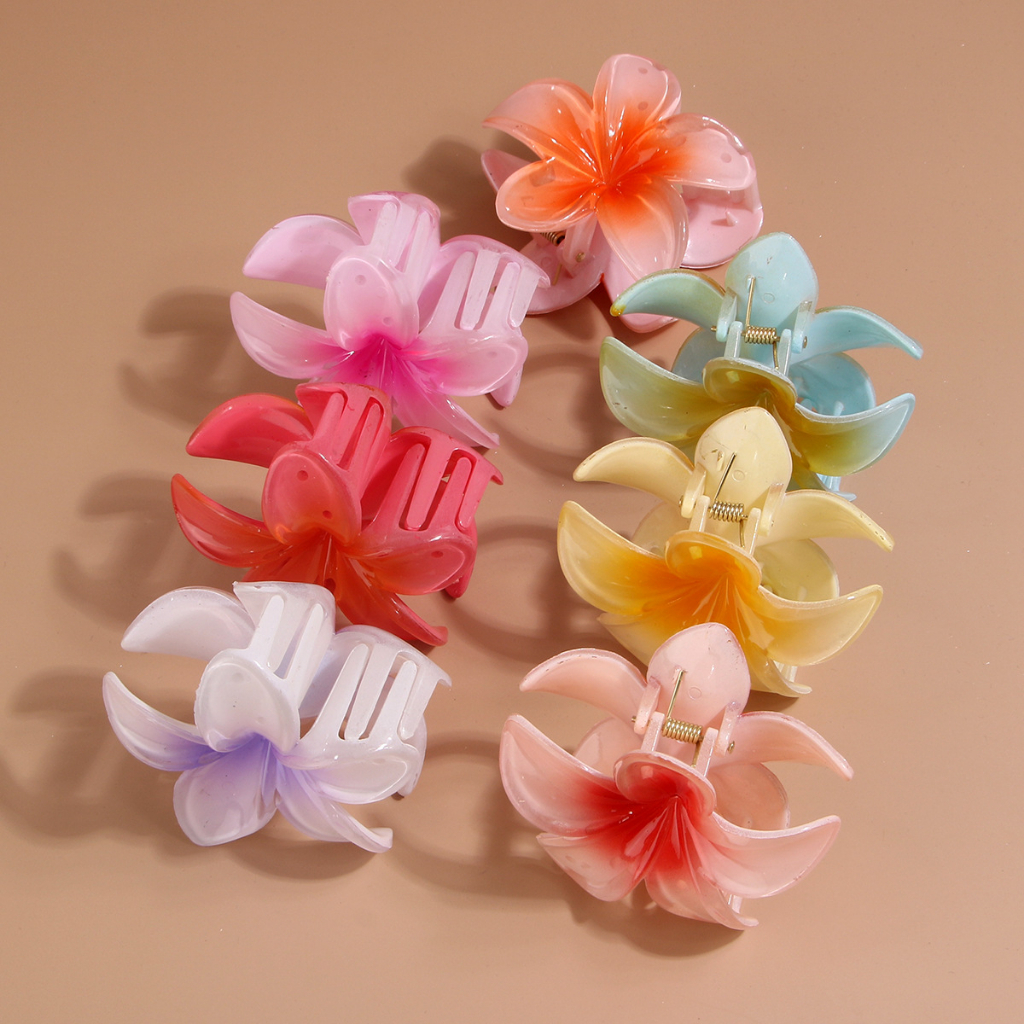 Kẹp Tóc Hoa Nhiều Màu Phong Cách Hawaii