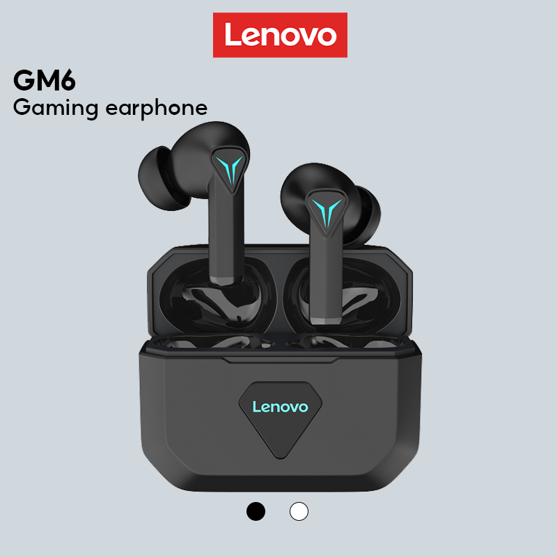Lenovo GM6 Tai nghe chơi game Bluetooth 5.0 Chất lượng âm thanh HD Giảm tiếng ồn không thấm nước