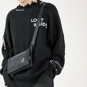 Guangluo Túi Đeo Vai In Họa Tiết Đơn Giản Thời Trang Cho Nam