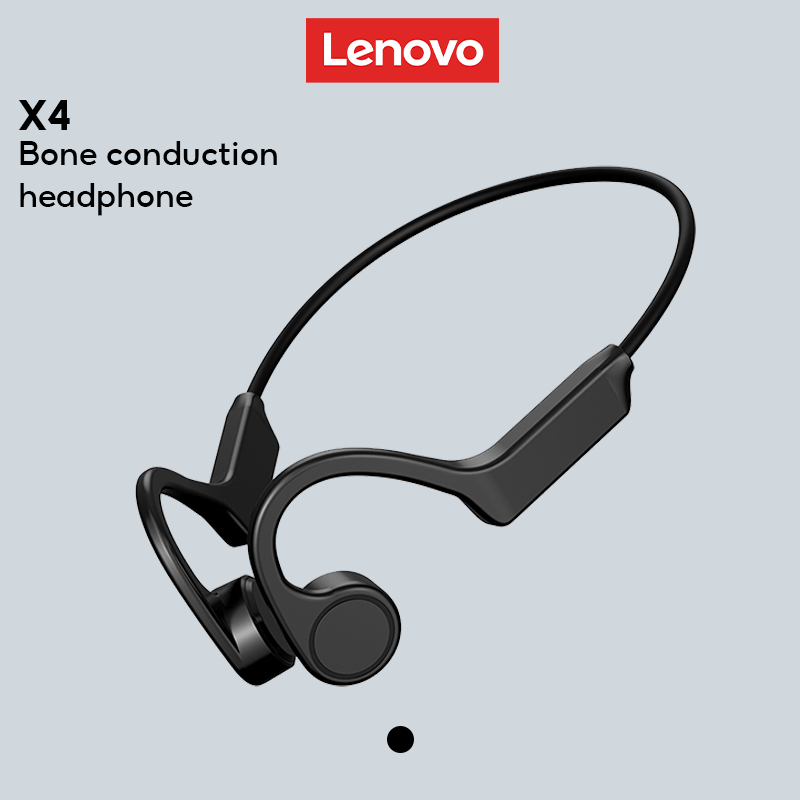 Tai nghe Bluetooth không dây LENOVO X4 âm thanh nổi thông minh giảm tiếng ồn với micro và thời lượng pin siêu dài