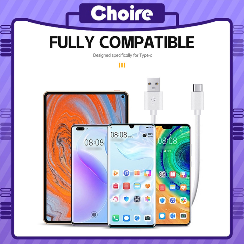 2A Dây Cáp Sạc Nhanh USB Type-C 30cm Cho điện thoại OPPO/VIVO/Huawei/XiaoMi-CH