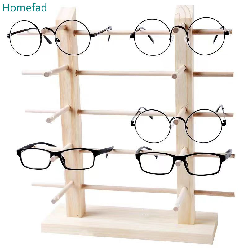 Pine Kính Cận Thị Gọng Gỗ Trơn Trưng Bày Mắt Kính Cận Thị Chính Hãng
