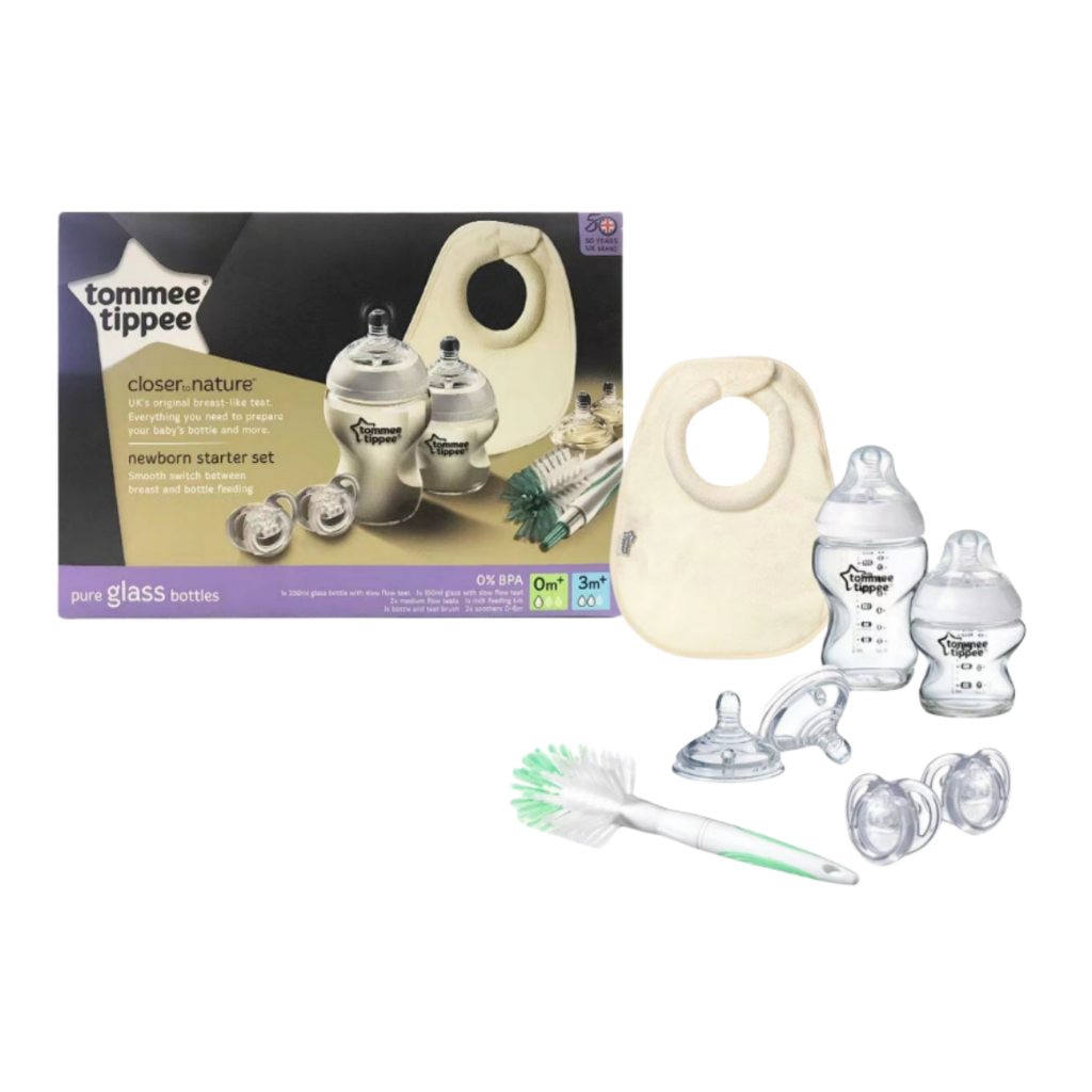 Tommee tippee Chai Thủy Tinh Đóng Tự Nhiên 150ml / 250ml