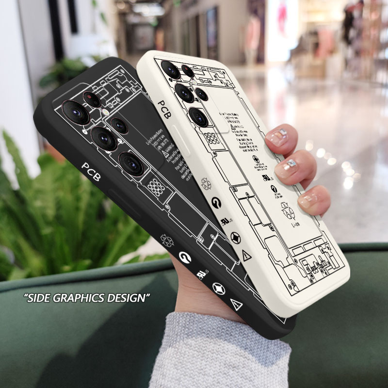 Bao Da Điện Thoại Thời Trang Cho samsung galaxy s23 s22 fe ultra plus 5g Ốp