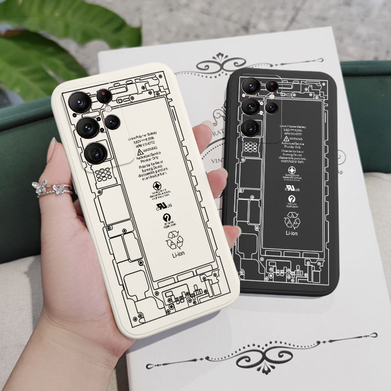 Bao Da Điện Thoại Thời Trang Cho samsung galaxy s23 s22 fe ultra plus 5g Ốp