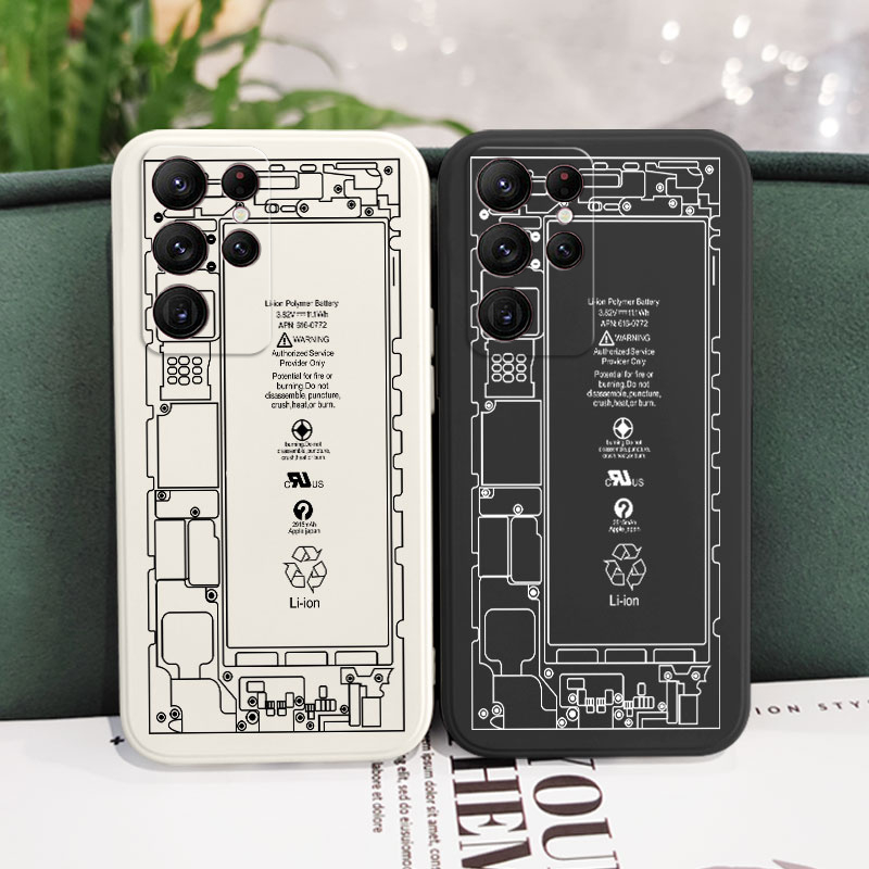 Bao Da Điện Thoại Thời Trang Cho samsung galaxy s23 s22 fe ultra plus 5g Ốp