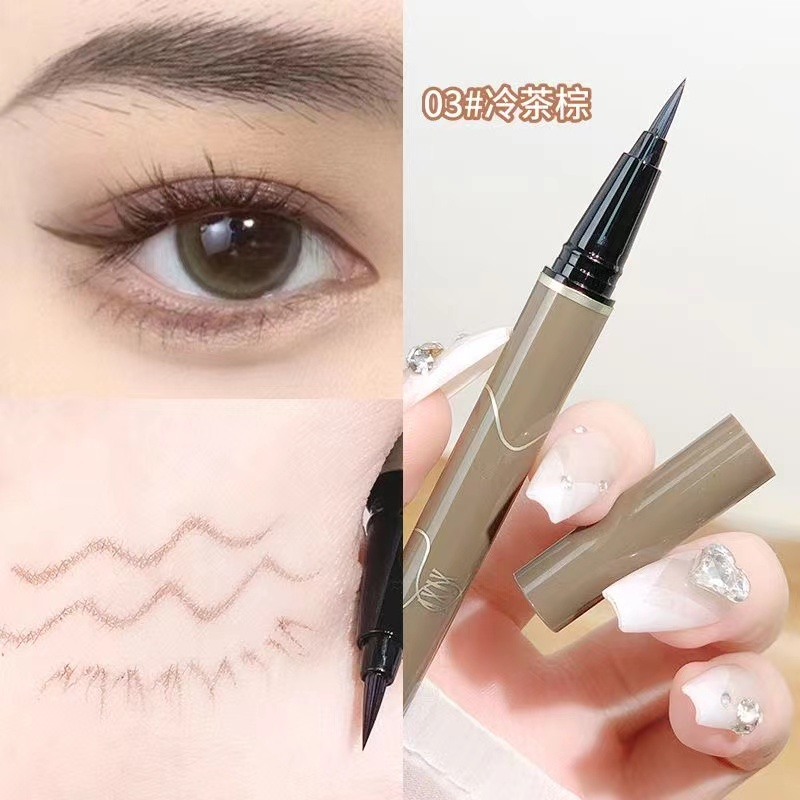 Xixi Bút Kẻ Mắt Siêu Mịn Tự Nhiên Nhanh Khô Chống Thấm Nước Và Mồ Hôi Dễ Lên Màu Màu Sắc