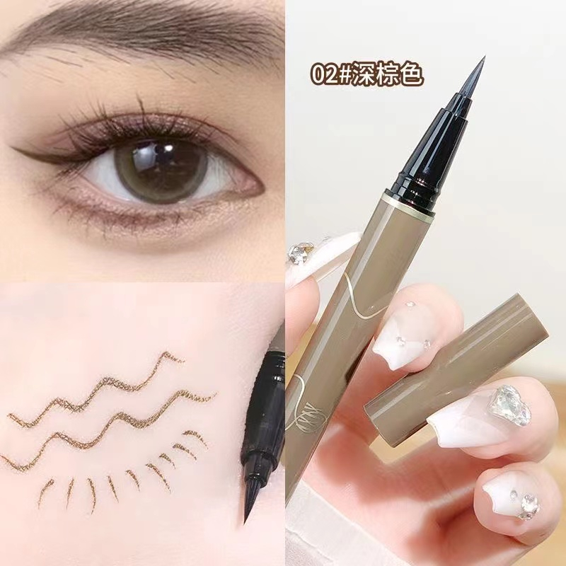 Xixi Bút Kẻ Mắt Siêu Mịn Tự Nhiên Nhanh Khô Chống Thấm Nước Và Mồ Hôi Dễ Lên Màu Màu Sắc