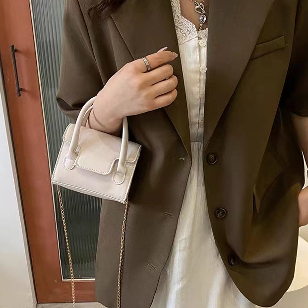 Túi Đeo Chéo mini Hình Vuông Đơn Giản Thời Trang Nhật Hàn Cho Nữ