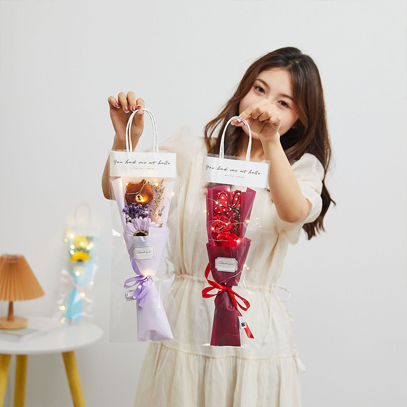 BEIDUOYANG  Bó Hoa Sáp Xà Phòng Ngôi Sao Và Bó Hoa Thủ Công Sáng Tạo Thích Hợp Làm Quà Tốt Nghiệp Cho Bạn Gái