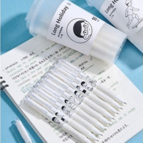 Bút ký tên công nghệ hai đầu màu đen nhanh khô 0.5mm