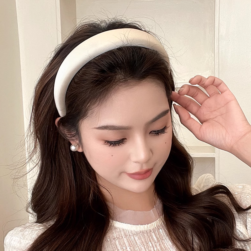 Miumiua🔮Cài Tóc Bằng Vải Màu Trơn Kiểu Dáng Thời Trang Cho Nữ 2024