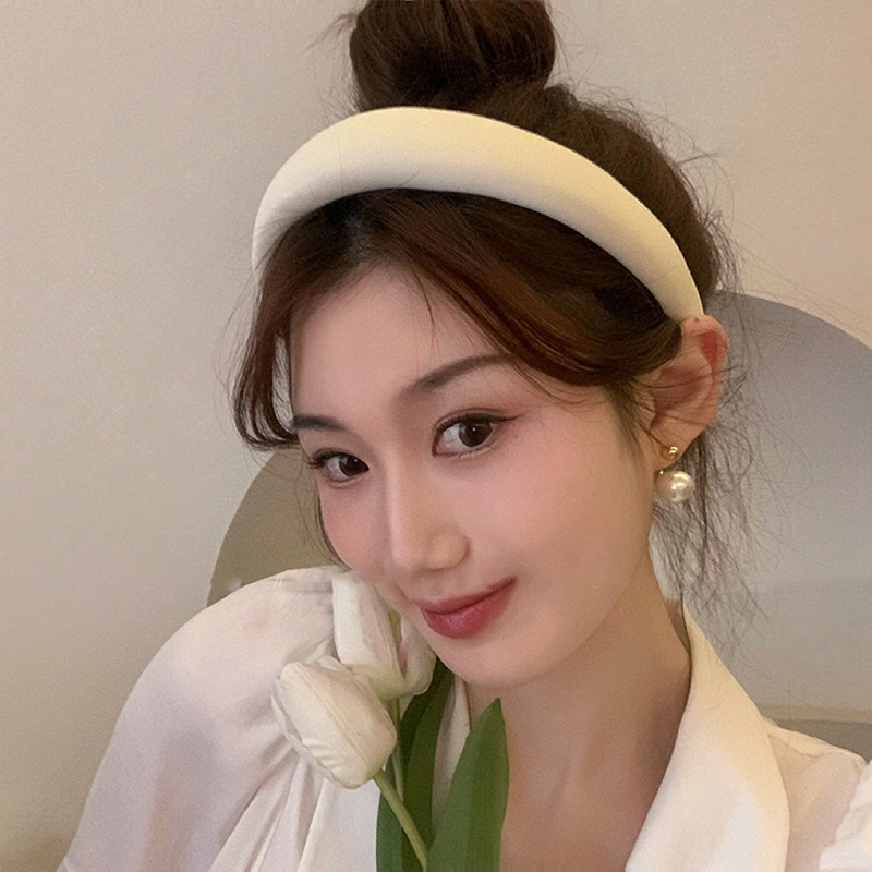Miumiua🔮Cài Tóc Bằng Vải Màu Trơn Kiểu Dáng Thời Trang Cho Nữ 2024