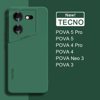  Vỏ bảo vệ Camera mềm hoàn toàn TECNO Pova 6 Pro 5 4 Vỏ Pova Neo 3 Vỏ silicon lỏng nguyên bản chính thức 