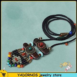 Yadornos vòng cổ dáng dài phong cách boho thời trang cho nữ