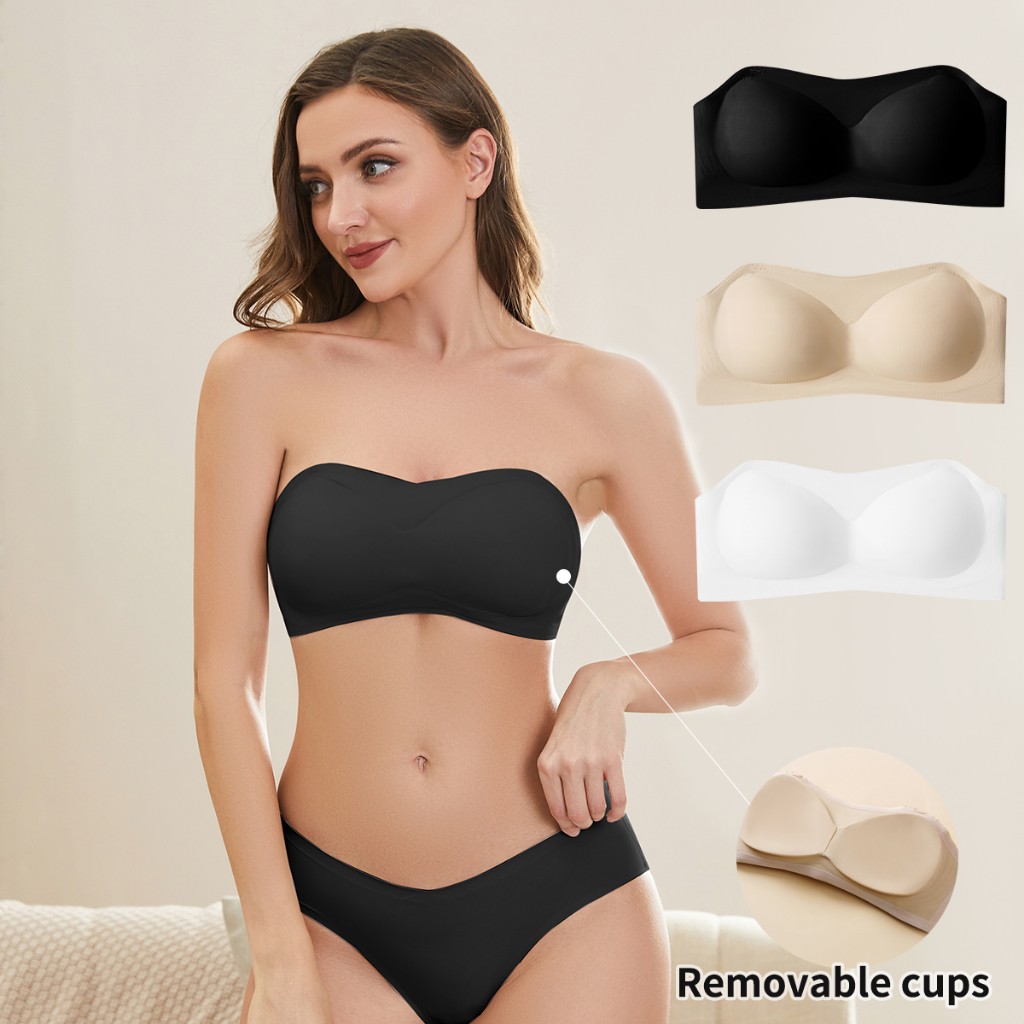 Áo Ngực Không Dây Nâng Ngực Tàng Hình Chống Trượt Thời Trang Mùa Hè Hàng Mới