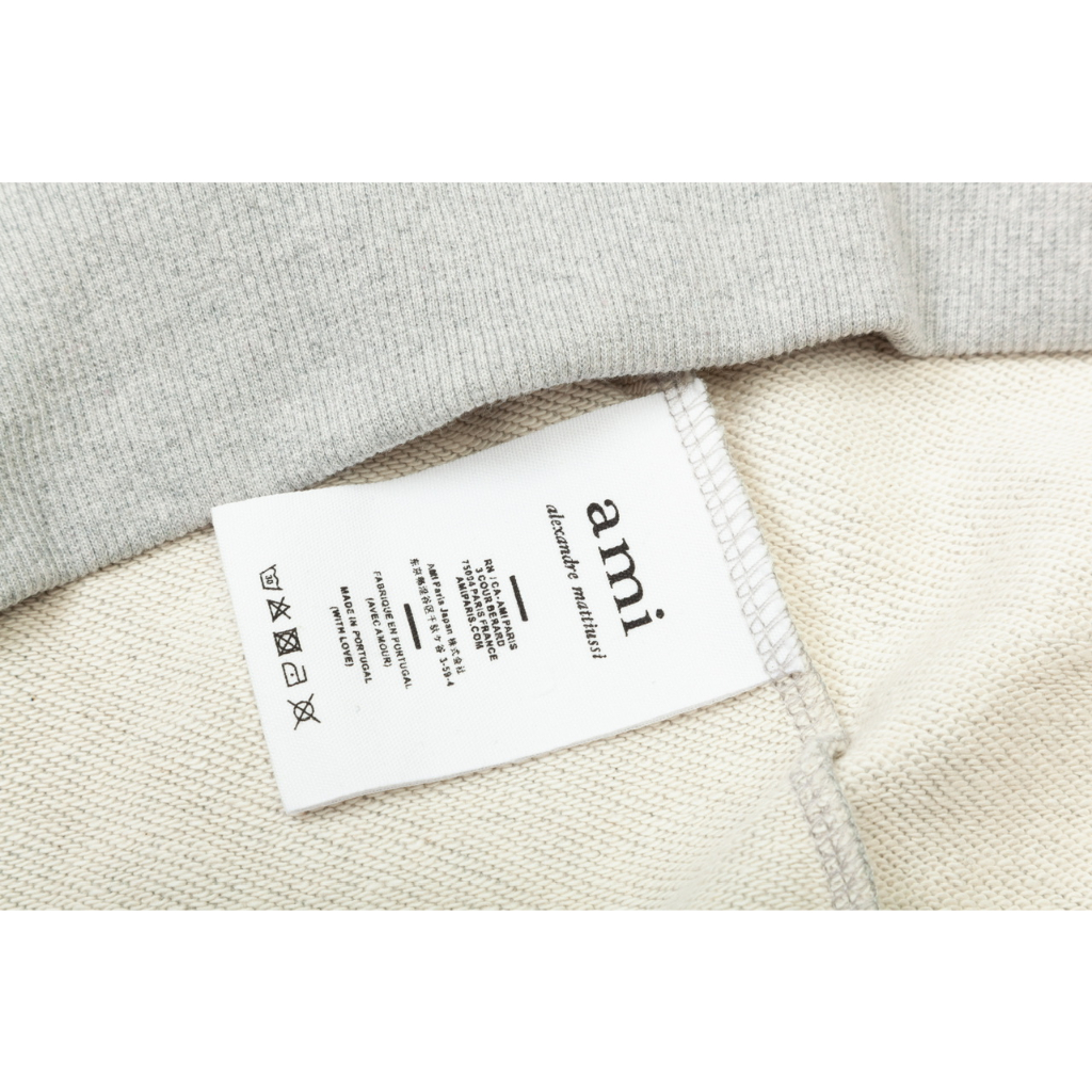 ❤️Hàng Có Sẵn Hàng Sẵn! ❤️❤️* A * m * Áo sweater unisex Cổ Tròn Thêu Hình Trái Tim Xốp vintage Thường Ngày