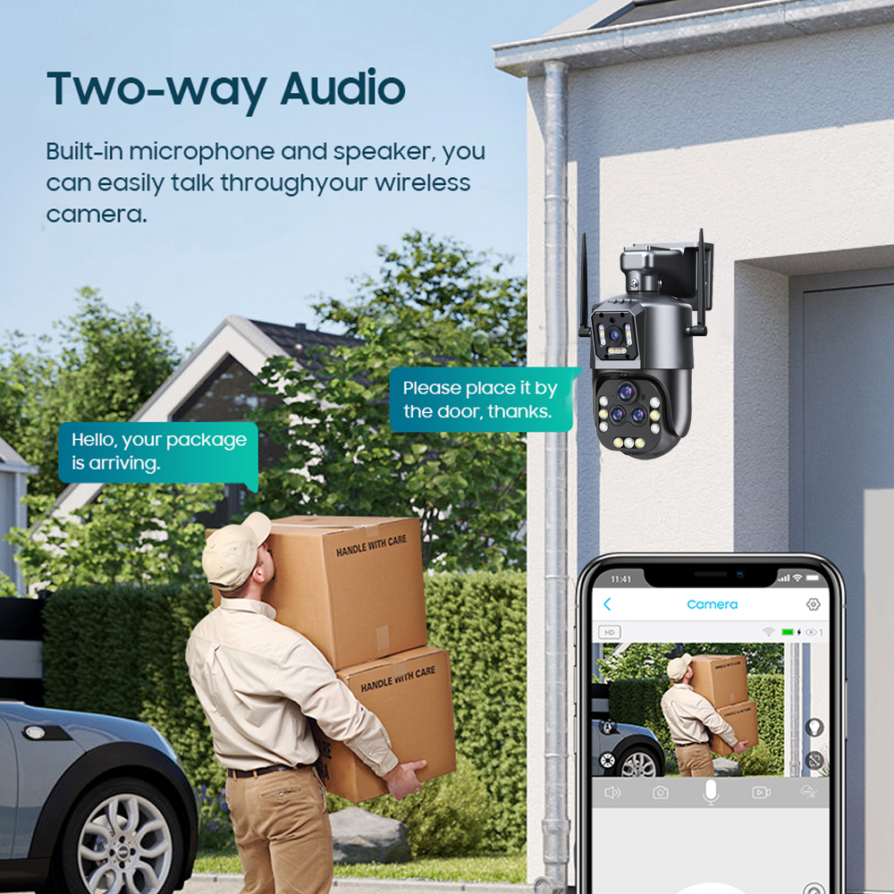 Camera Hành Trình Không Dây 20x zoom cctv wiif Tầm Nhìn Đêm Di Động ip Chống Thấm Nước Cho 20x zoom