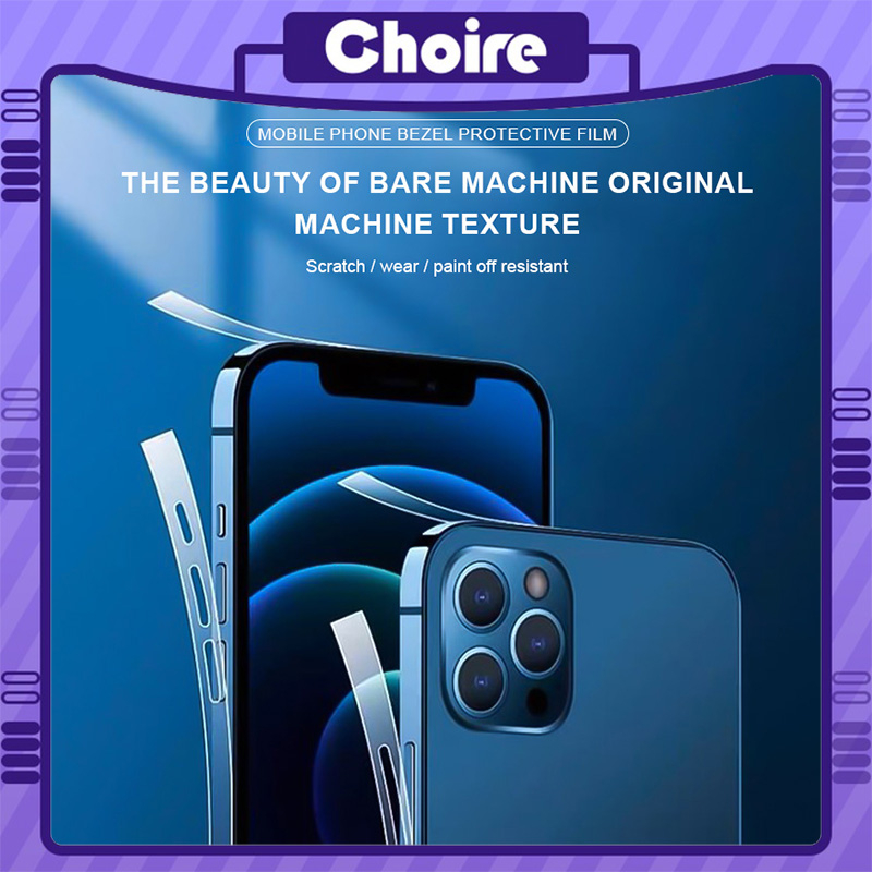 Miếng PPF dán viền bảo vệ Trong suốt, vô hình và chống mài mòn cho Iphone 12/13/14 Pro Max / Pro-CH