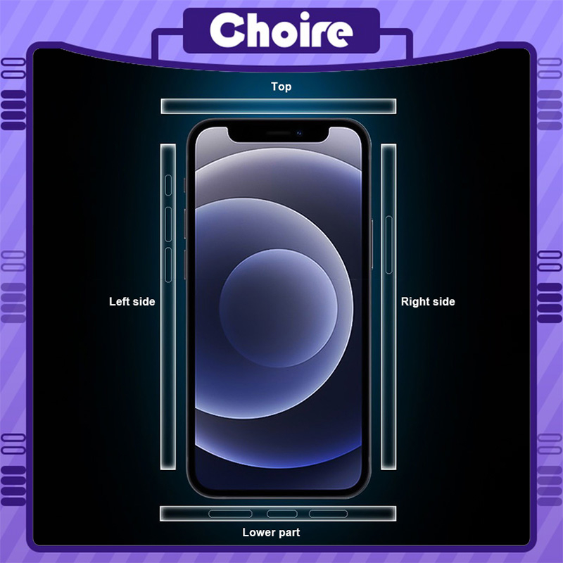 Miếng PPF dán viền bảo vệ Trong suốt, vô hình và chống mài mòn cho Iphone 12/13/14 Pro Max / Pro-CH