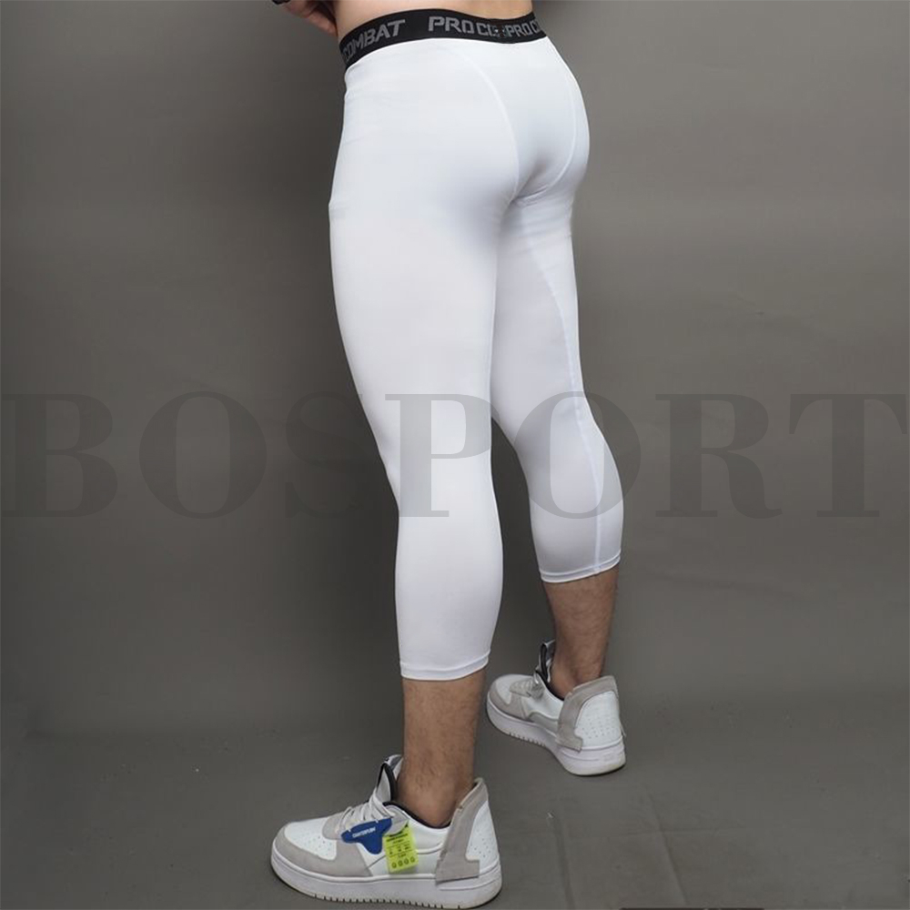 40-100KG Quần Legging Lửng 3 / 4 Phong Cách Thể Thao Năng Động Dành Cho Nam