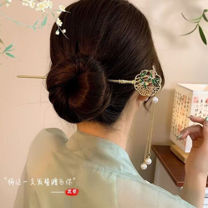 Kẹp Tóc Kim Loại Hình Hoa Thời Trang Cho Nữ