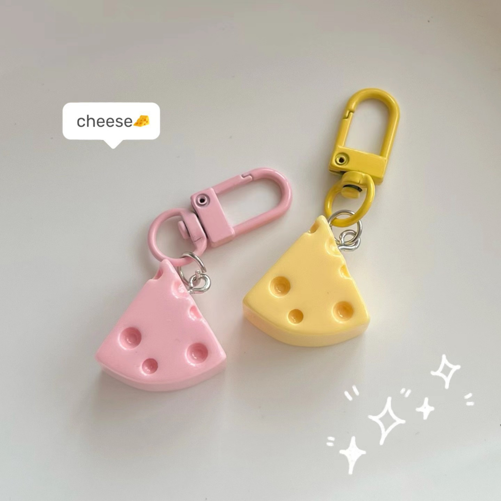 Letit | Móc Khóa Hình Miếng Phô Mai mini Dễ Thương