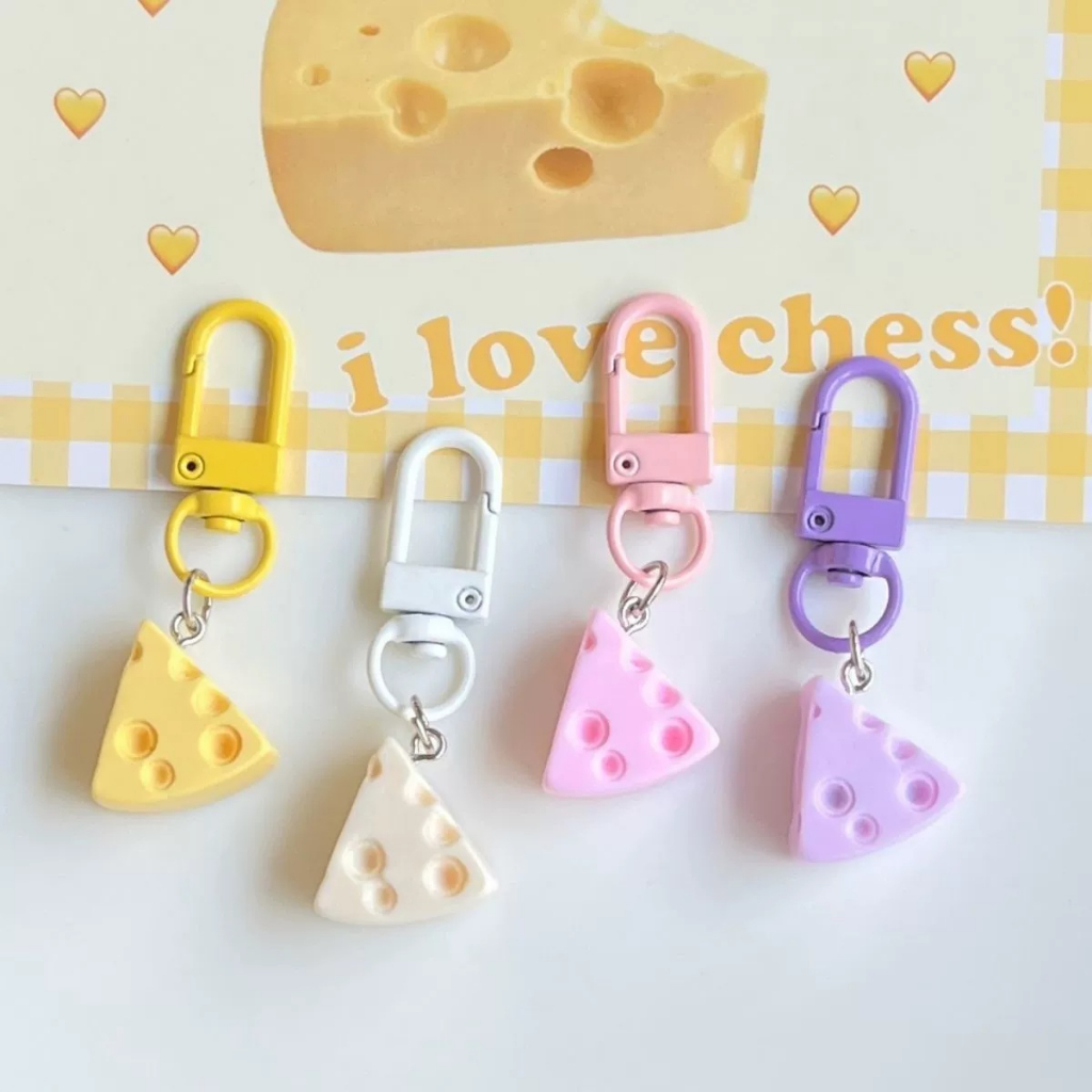 Letit | Móc Khóa Hình Miếng Phô Mai mini Dễ Thương