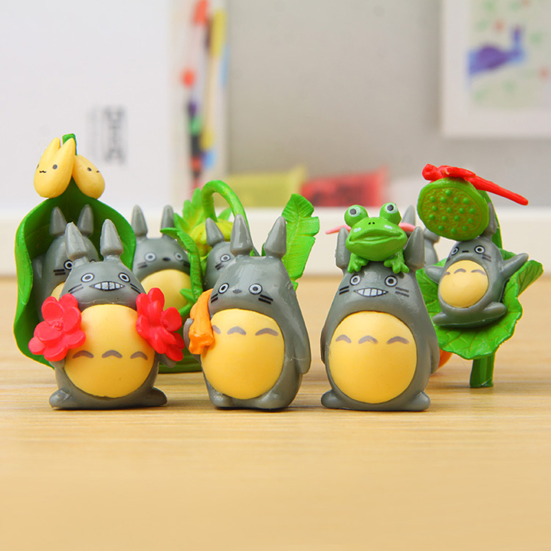 Set 8 Mô Hình Nhân Vật Phim Hoạt Hình totoro 3-4cm