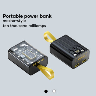 Pin Sạc Dự Phòng lenovo 696 Dung Tích Lớn 10000Mah Siêu Nhẹ Tiện Dụng