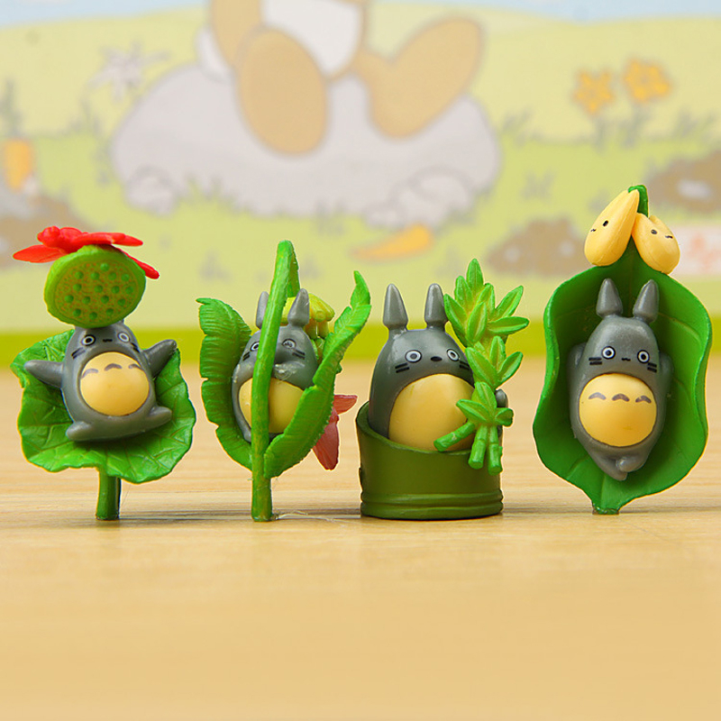Set 8 Mô Hình Nhân Vật Phim Hoạt Hình totoro 3-4cm