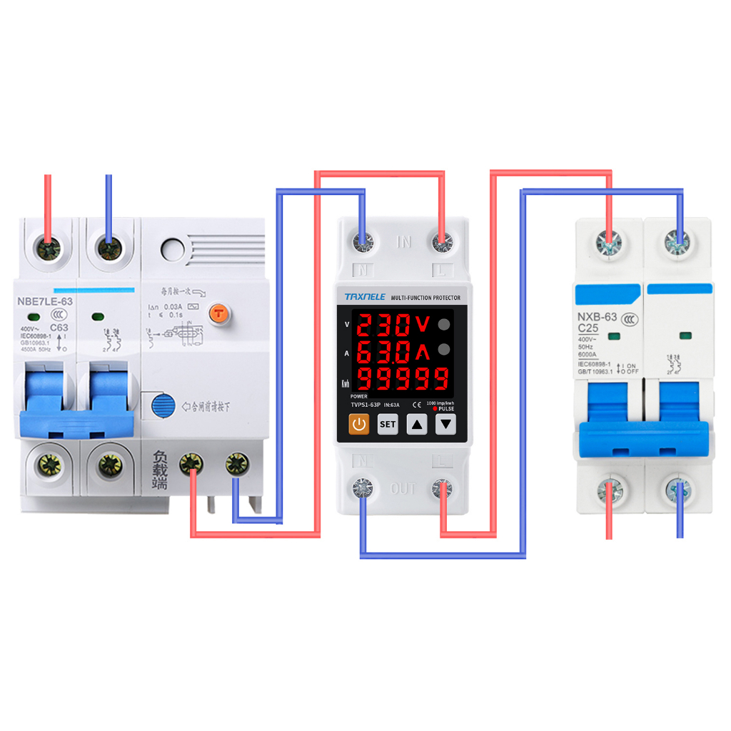 Rơ Le 63A 230V 3 Trong 1 Cho Xe Hơi
