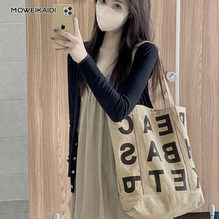 Movi Katie Túi Tote Vải Canvas Thiết Kế Cỡ Lớn Thời Trang Cao Cấp Cho Nữ