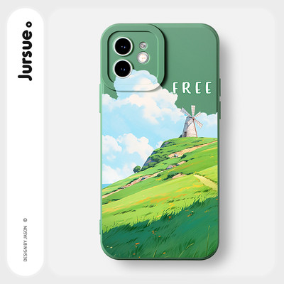 Ốp lưng JURSUE mềm chống sốc hình độc lạ đơn giản Cho iPhone 17 16 15 14 13 12 11 PRO MAX SE 2020 X XR XS ip 8 7 Plus Y4221