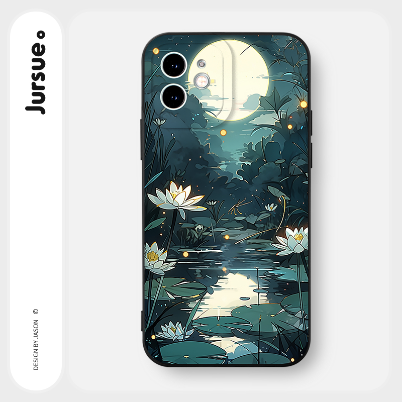Ốp lưng JURSUE mềm chống sốc hình dễ thương đẹp Cho IPHONE 15 14 13 12 11 PRO MAX SE 2020 X XR XS ip 8 7 6 6S PLUS Y4187
