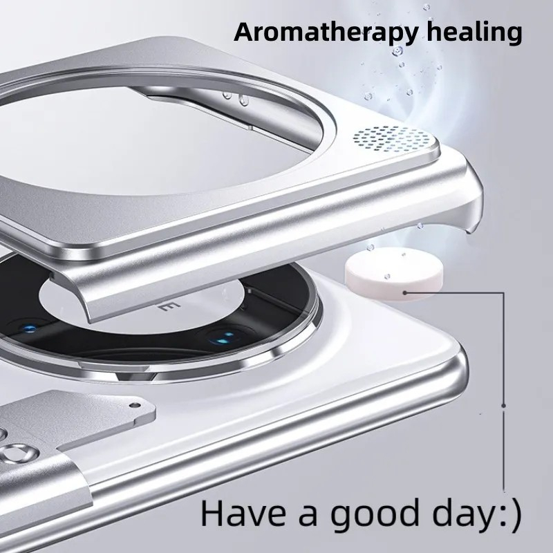 Ốp Điện Thoại Kim Loại Nhôm Chống Sốc Có Lỗ Làm Mát Cho huawei mate 50 pro mate 60 pro