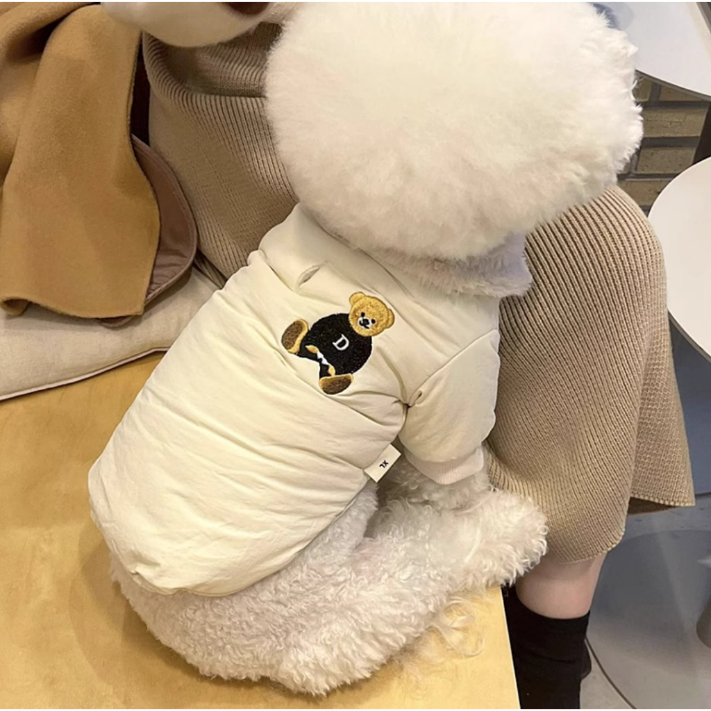 Áo Khoác cotton Dày Dặn Ấm Áp Thời Trang Thu Đông Cho Thú Cưng