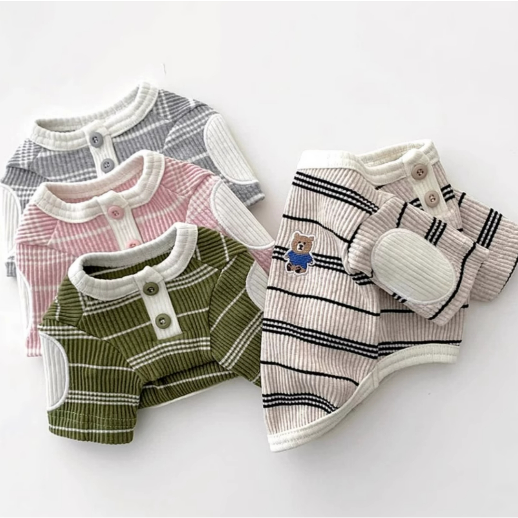 Áo Thun In Hình bome yorkshire marzis teddy kitty Thời Trang Thu Đông Cho Thú Cưng