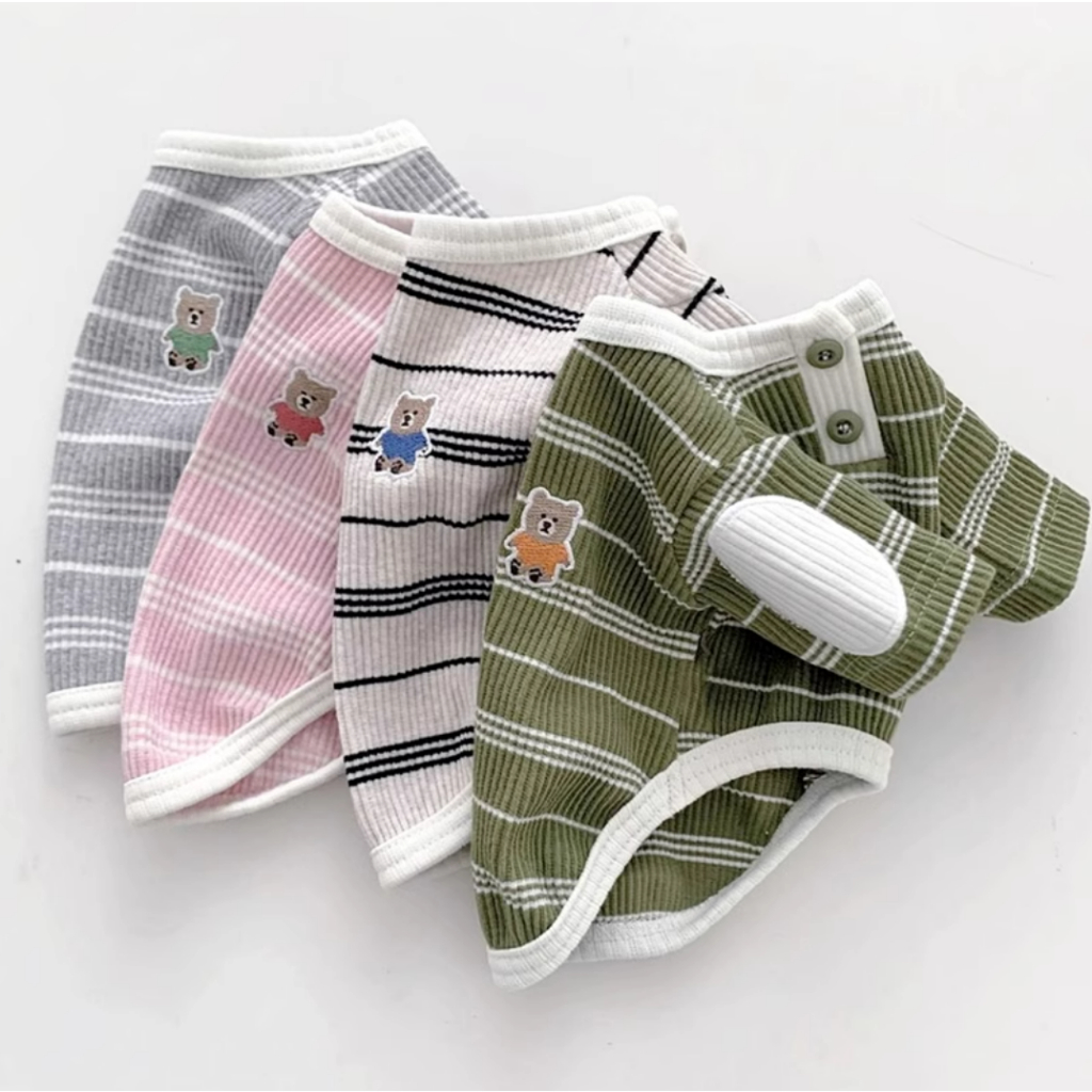 Áo Thun In Hình bome yorkshire marzis teddy kitty Thời Trang Thu Đông Cho Thú Cưng