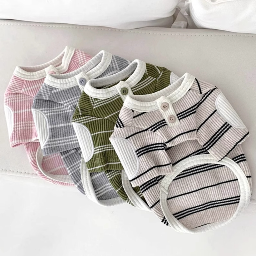 Áo Thun In Hình bome yorkshire marzis teddy kitty Thời Trang Thu Đông Cho Thú Cưng