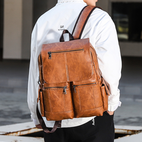 MZY Balo Da Backpack Unisex Chống Nước 2023 NEW K96T0ET