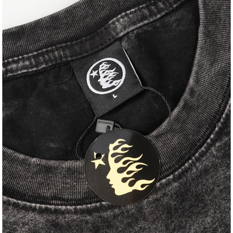 Áo Thun Tay Ngắn In Hình Bộ Xương Đầu Lâu hellstar hell star wash Cá Tính Phong Cách Đường Phố Mới unisex