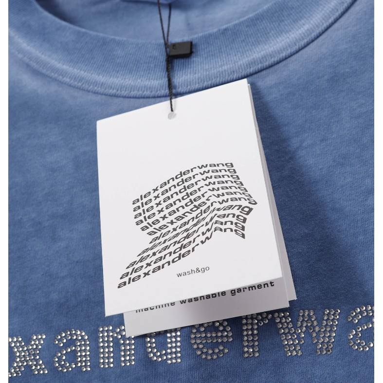 Áo Thun Tay Ngắn In Họa Tiết Kim Cương Sáng Bóng Phong Cách Đường Phố unisex